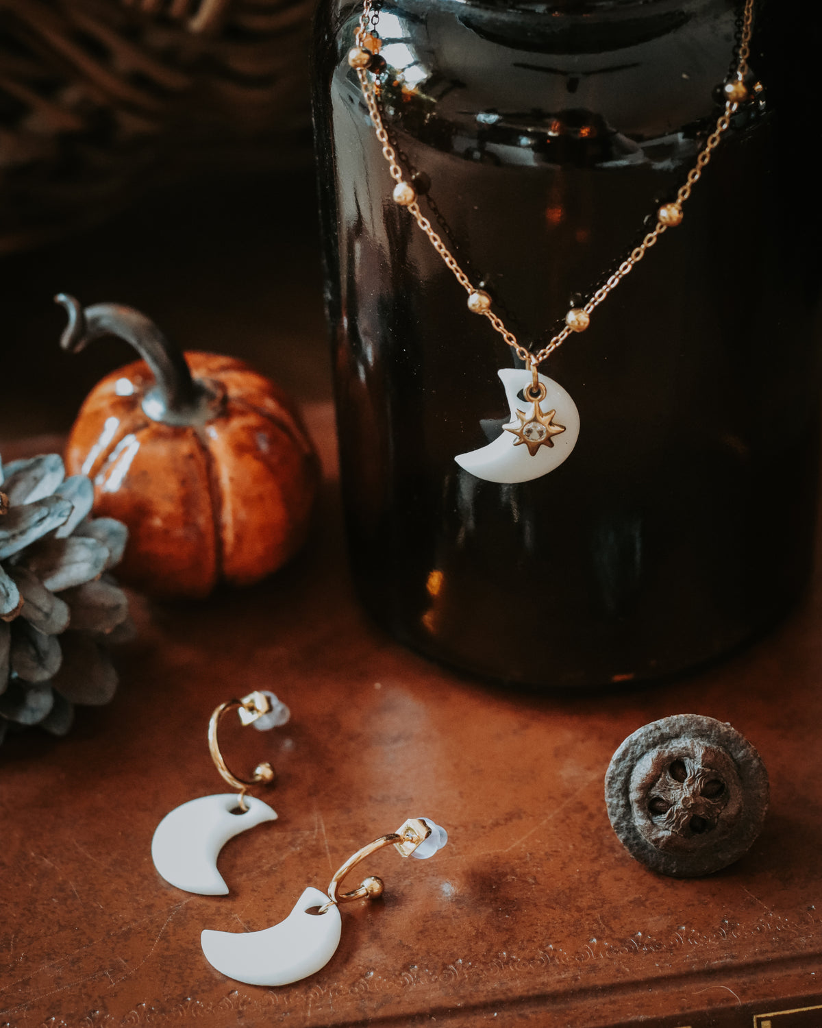 Boucles d'oreilles SELENE